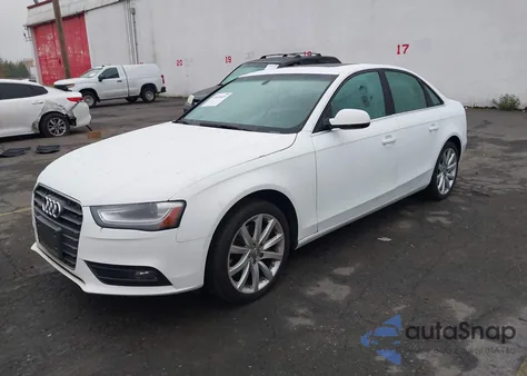 2013 Audi A4 2.0T Premium z USA, uszkodzony, nr VIN WAUFFAFLXDN021282